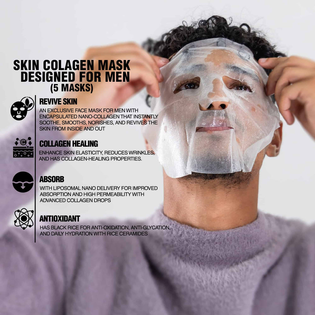 Gentlehomme Advanced Collagen Mask for Men | Skin Collagen
