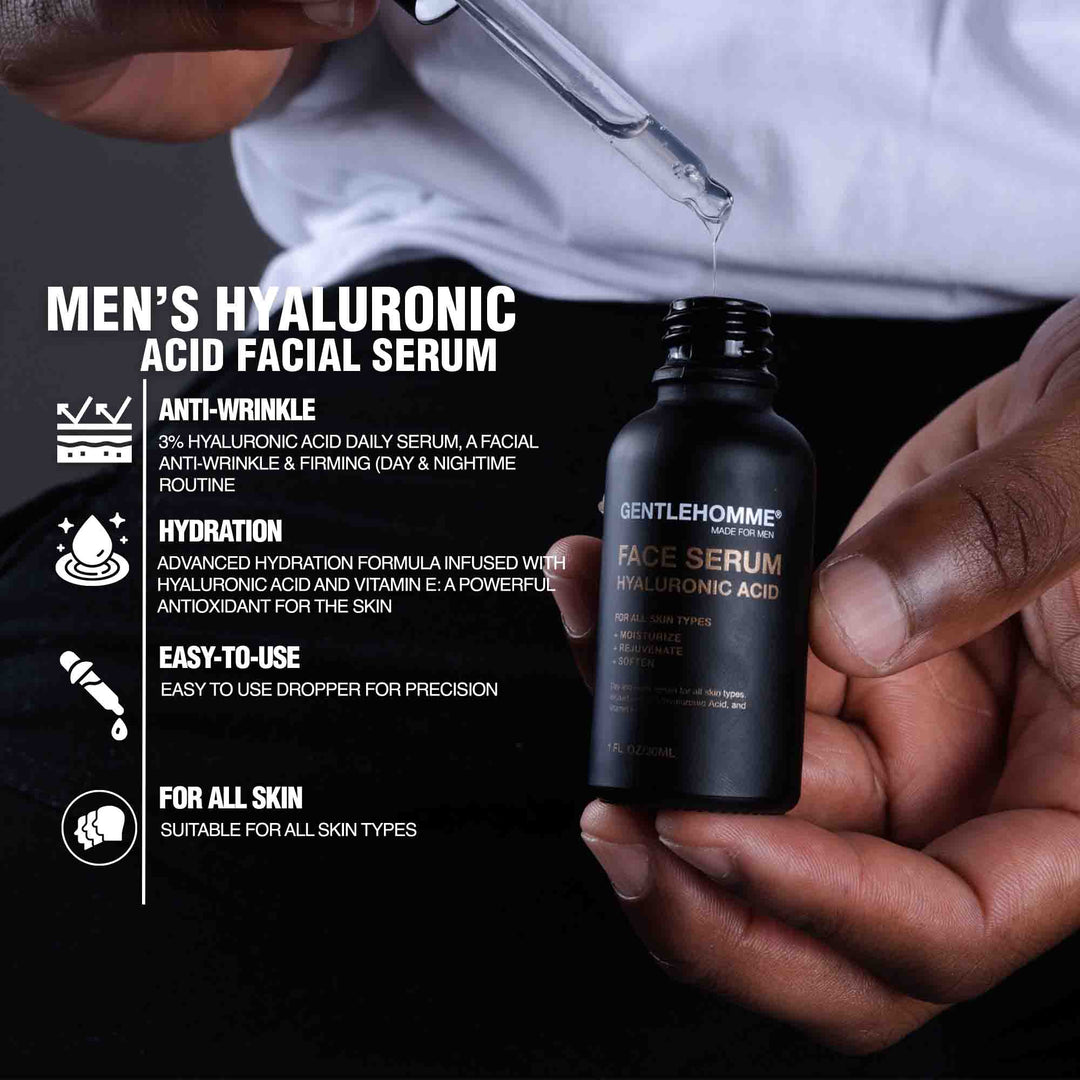 Hyaluronic Acid Face Serum for Men