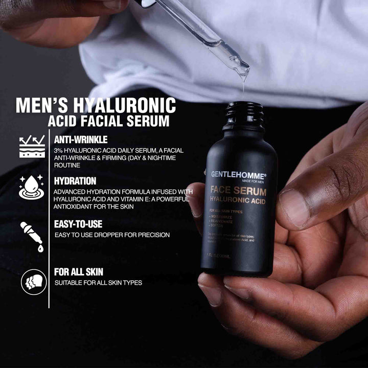 Hyaluronic Acid Face Serum for Men