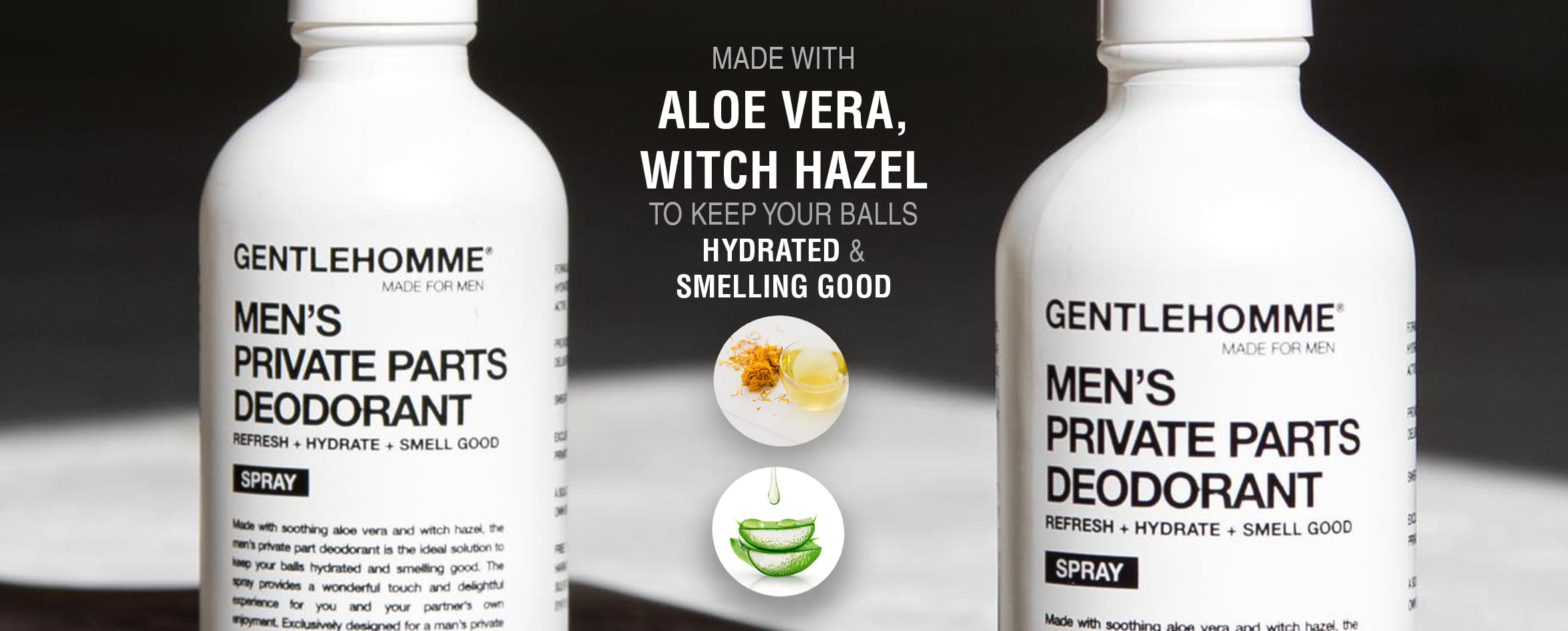 Gentlehomme Men's Private Parts Deodorant | Balls Toner