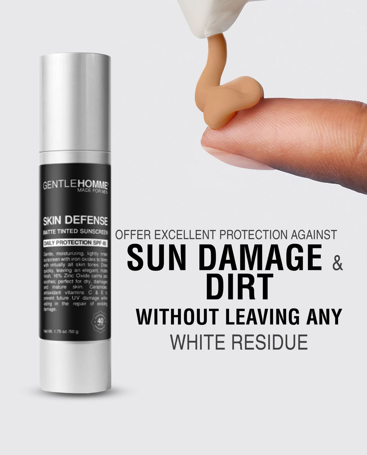 Skin Defense Tinted Sunscreen – Gentlehomme